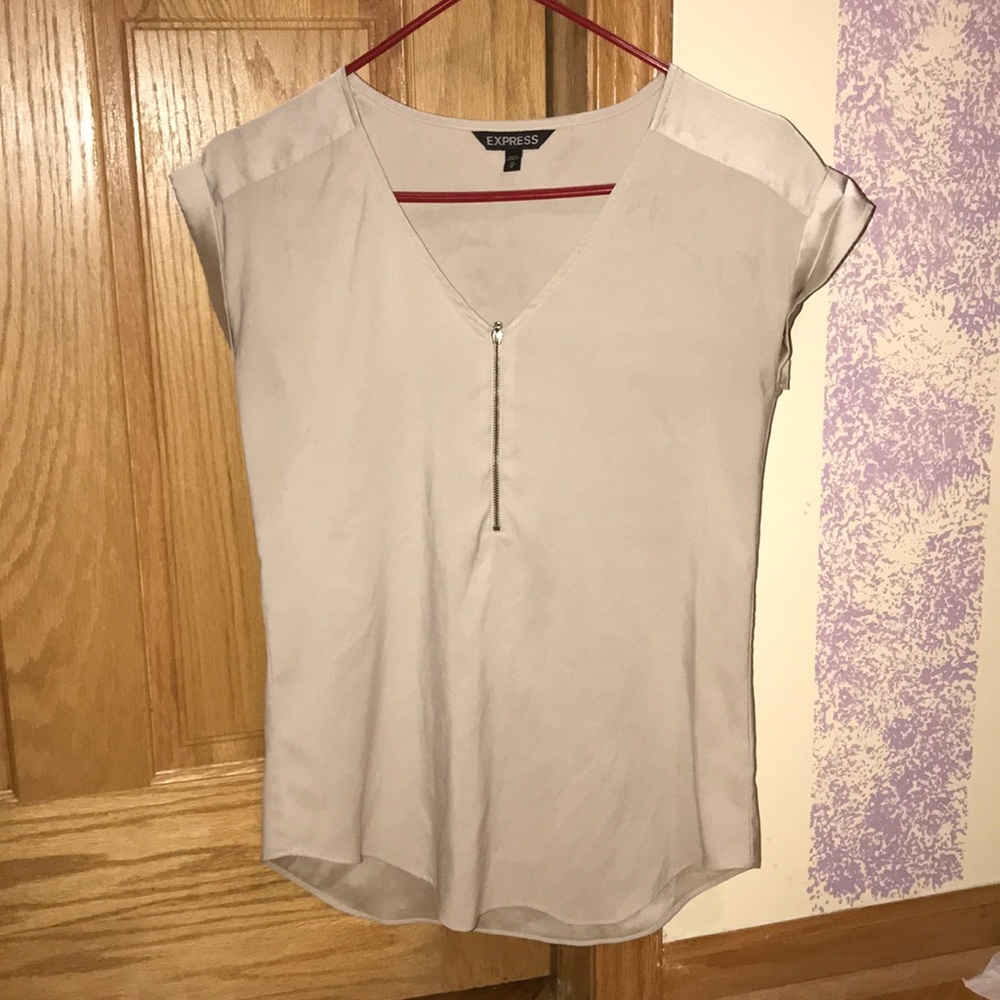 Express blouse, tan
